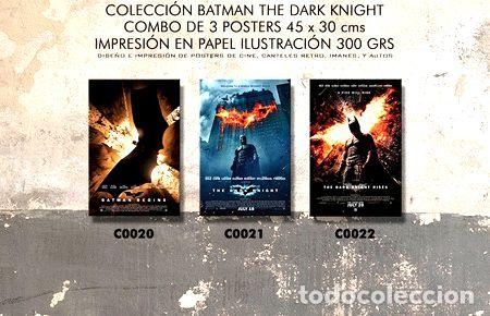 Kino: posters cine batman dark knight trilogia peliculas 45x30 cm