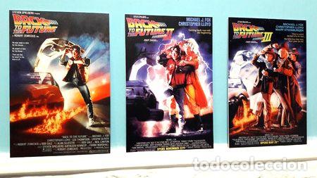 Kino: posters cine volver al futuro peliculas pvc 30x20 combo 3x