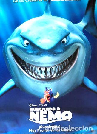 Kino: buscando a nemo poster original cine disney doble faz 3