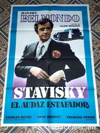 Kino: stavisky el audaz estafador afiche jean paul belmondo 23302