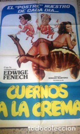 Kino: edwige fenech afiche cuernos a la crema 1981