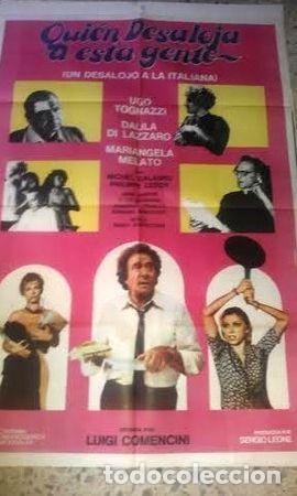 Kino: tognazzi y melato afiche quien desaloja a esta gente 1977