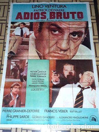 Kino: adios bruto afiche lino ventura patrick deware 846