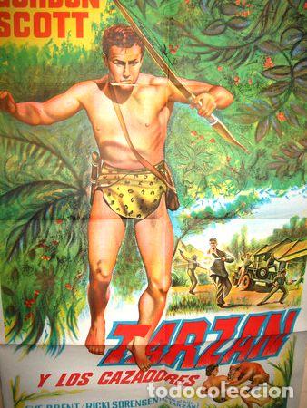 Kino: poster pelicula tarzan y los cazadores ano 1958 g scott