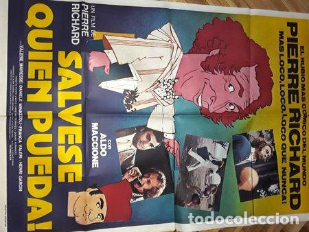 Kino: afiche cine salvese quien pueda pierre richard aldo maccione