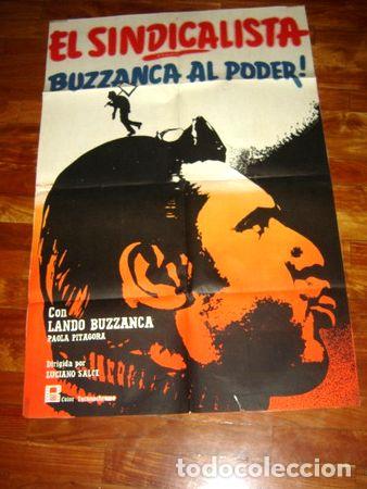Kino: afiche de cine el sindicalista lando buzzanca luciano scalce