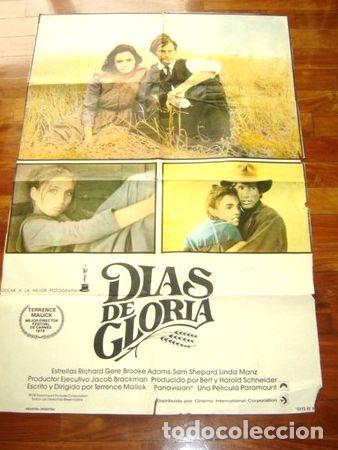 Kino: afiche de cine dias de gloria richard gere terence malick