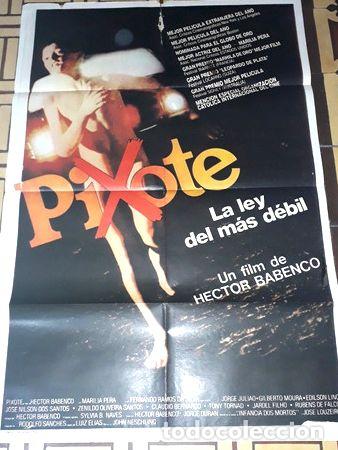 Kino: afiche pixote hector babenco marilia pera 961
