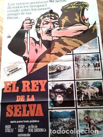 Kino: afiche cine el rey de la selva rene cardona jr tarzan mexico