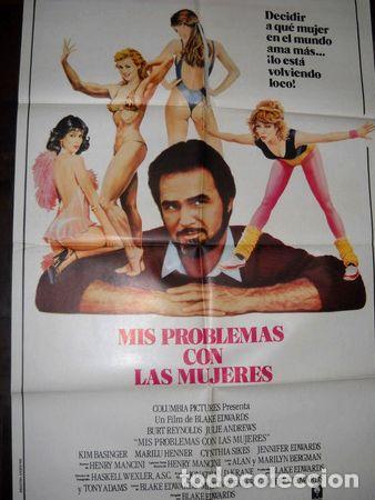 Kino: afiche cine mis problemas con las mujeres burt reynolds