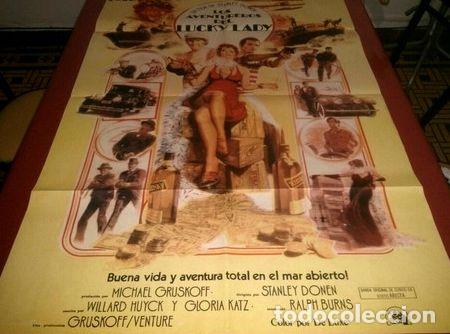 Kino: los aventureros del lucky lady afiche de cine 204