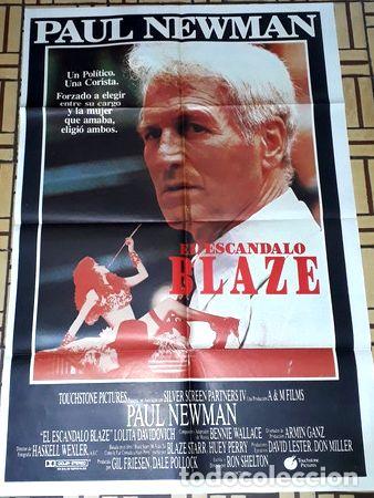 Kino: el escandalo blaze afiche paul neumann 129