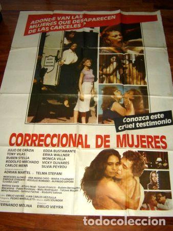 Kino: afiche de cine correccional de mujeres edda bustamante 1986