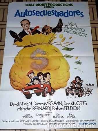 Kino: autosecuestradores afiche walt disney d niven d mcgavin 886