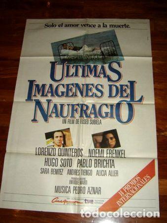 Kino: afiche de cine ultimas imagenes del naufragio subiela 1989