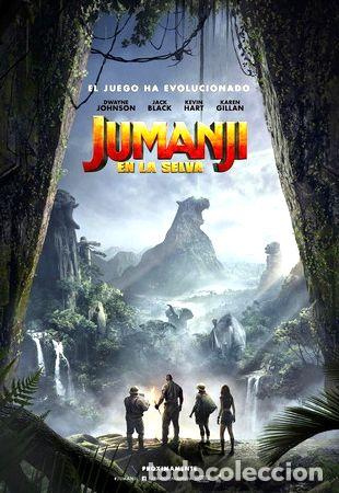 Kino: poster original cine jumanji en la selva