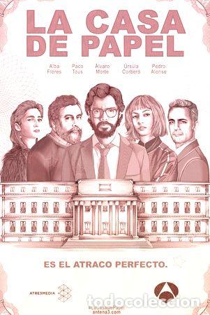 Kino: la casa de papel poster lamina 48x32cm tokio denver profesor