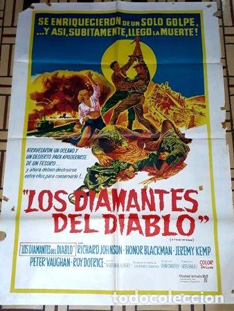 Kino: los diamantes del diablo afiche rjohnson hblackman f38