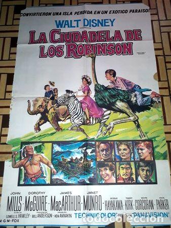 Kino: la ciudadela de los robinson afiche walt disney jmills 578