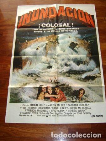 Kino: afiche inundacion flood movie poster argentina 1976 hershey