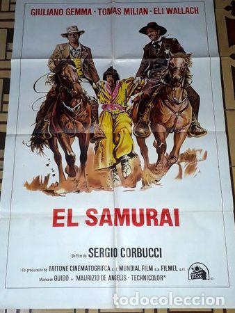 Kino: el samurai afiche giuliano gemma t milian e wallach 925