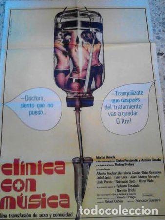 Kino: afiche clinica con musica 1974