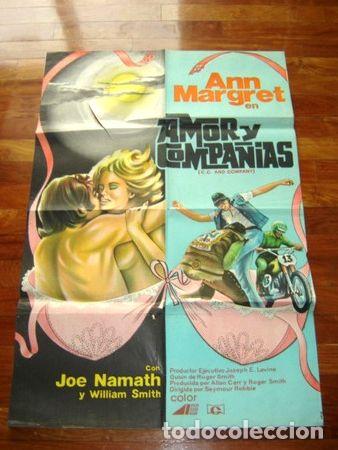 Kino: afiche de cine amor y companias ann margret sexy motos