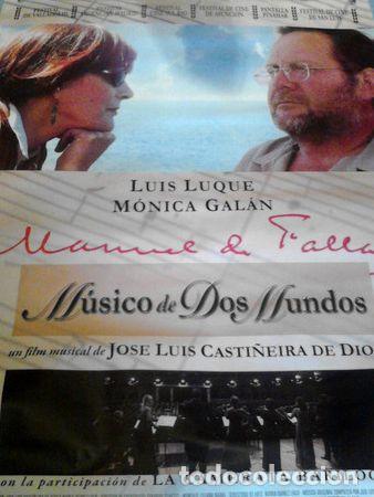 Kino: afiche manuel de falla musico de dos mundos