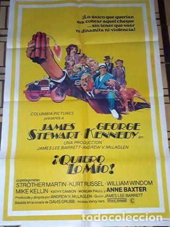Cine: quiero lo mio afiche james stewart george kennedy 949