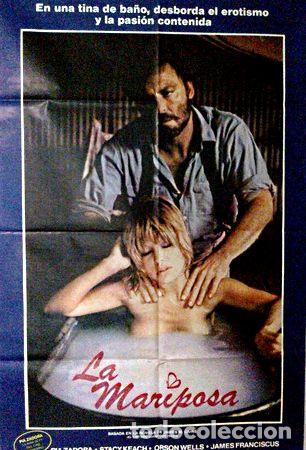 Kino: afiche de cine original la mariposa butterfly 1982