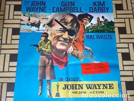 Kino: afiche de cine original de epoca jwayne gcampbell f1
