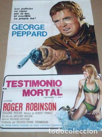 Kino: testimonio mortal afiche newmans law roger robinson 434