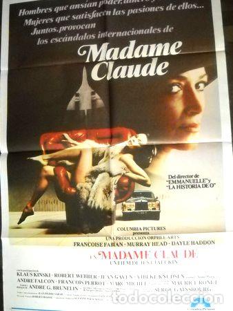 Kino: afiche cine madame claude klaus kinski just jaeckin escandal