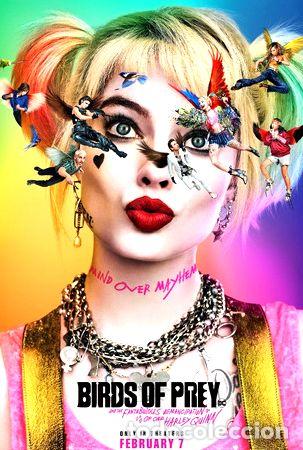 Kino: posters cine birds of prey harley quinn 45x30 combo 10x