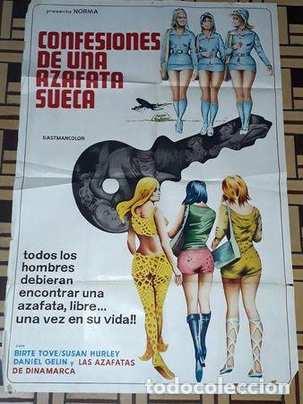 Kino: confesiones de una azafata sueca afiche btove shurley 1062