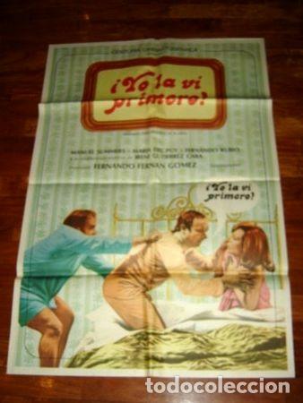 Kino: afiche yo la vi primero argentina movie poster fernan gomez