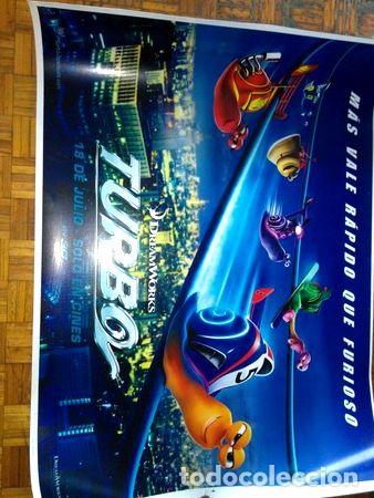Kino: poster original de cartelera de cines de pelicula turbo