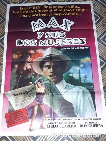 Kino: max y sus dos mujeres afiche elba ronaldo celulari 23207
