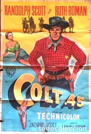 Kino: afiche randolph scott colt 45 estado regular
