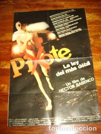 Kino: afiche de cine pixote hector babenco argentina