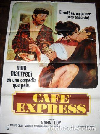 Kino: afiche cine cafe express nanni loy nino manfredi comedia pic