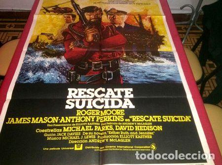 Kino: rescate suicida afiche de cine original c261