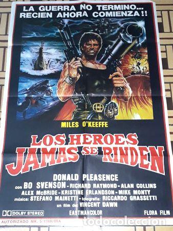 Kino: los heroes jamas se rinden afiche miles okeeffe 826