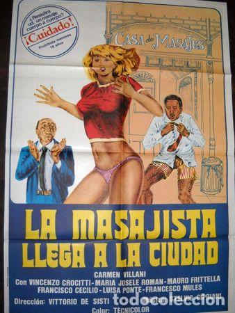 Kino: afiche cine la masajista llega a la ciudad carmen villani it