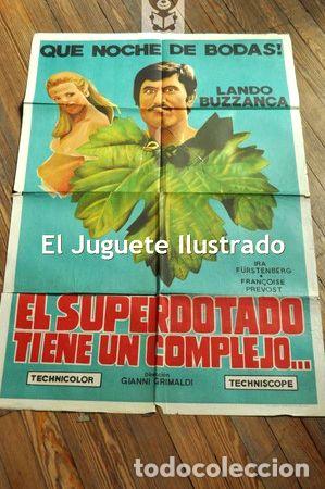 Kino: superdotado tiene complejo afiche cine lando buzzanca antigu
