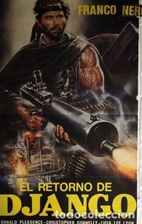 Kino: afiche el retorno de django franco nero 1987