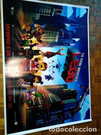 Kino: poster original de cartelera de cine la gran aventura lego
