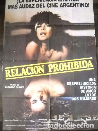 Kino: afiche cine relacion prohibida ricardo sunez mara kano jenny