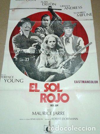 Kino: el sol rojo afiche charles bronson alain delon 490