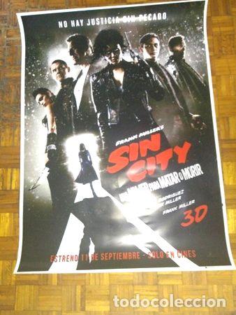 Kino: poster original de cines pelicula sin city de plastico